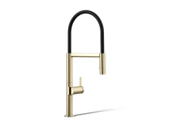 Semi-professional kitchen sink faucet with two-function sprayhead^Kohler Best
