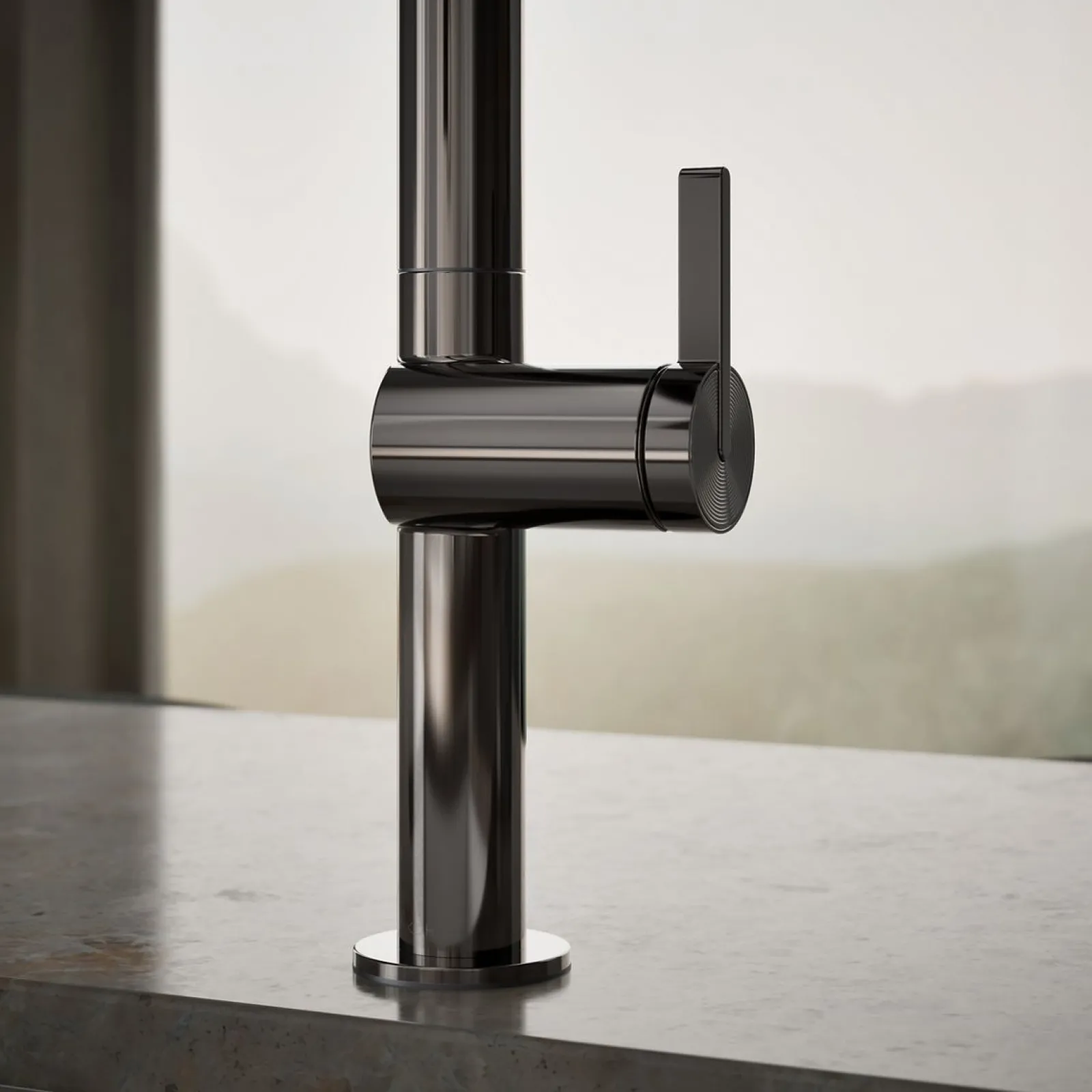Semi-professional kitchen sink faucet with two-function sprayhead^Kohler Best