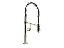 Semi-professional kitchen sink faucet with two-function sprayhead^Kohler Clearance