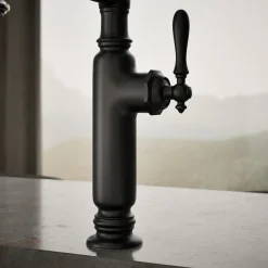 Semi-professional kitchen sink faucet with three-function sprayhead^Kohler Outlet