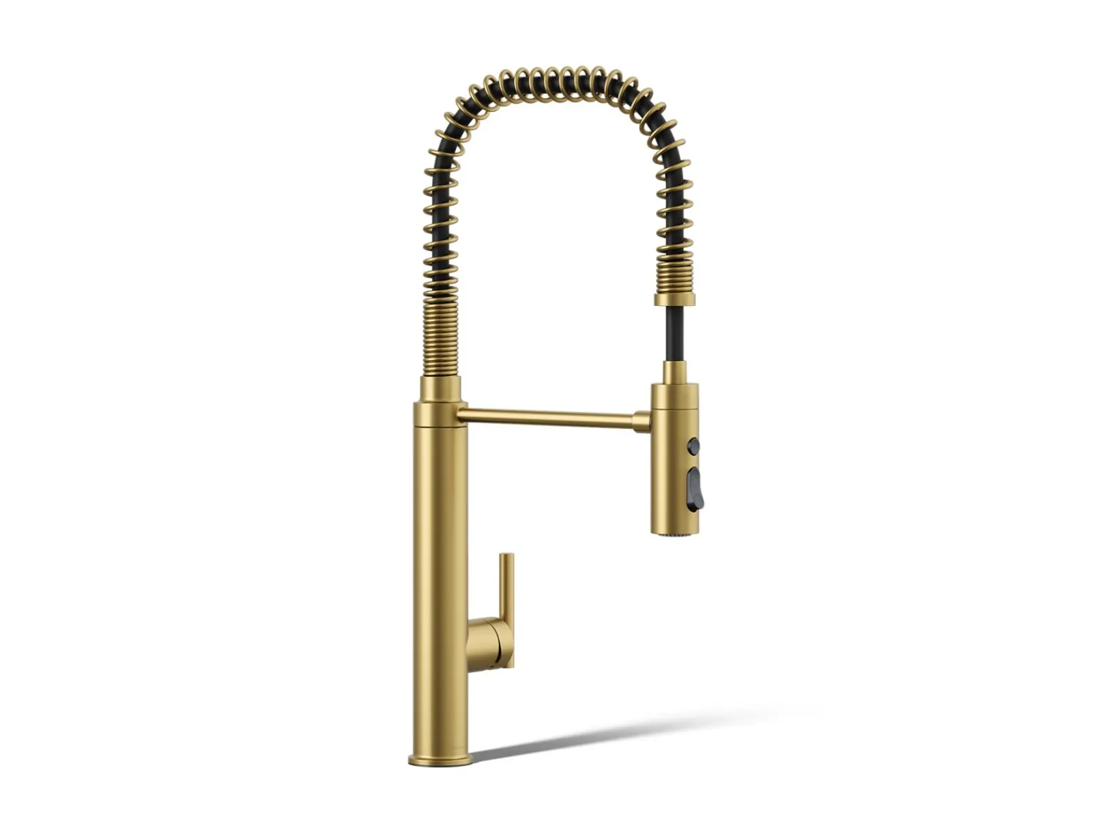 Semi-professional kitchen sink faucet with three-function sprayhead^Kohler Outlet