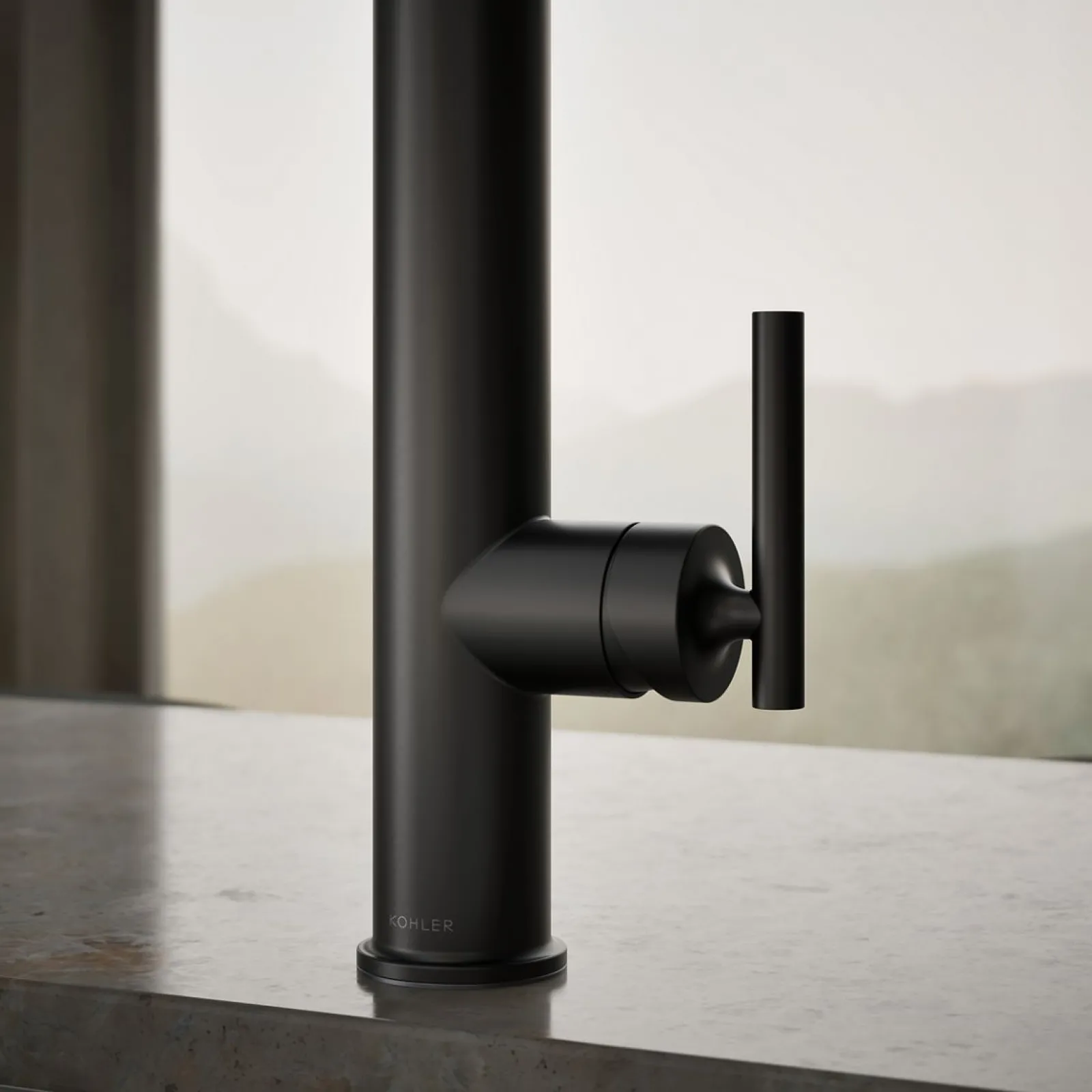 Semi-professional kitchen sink faucet with three-function sprayhead^Kohler Outlet