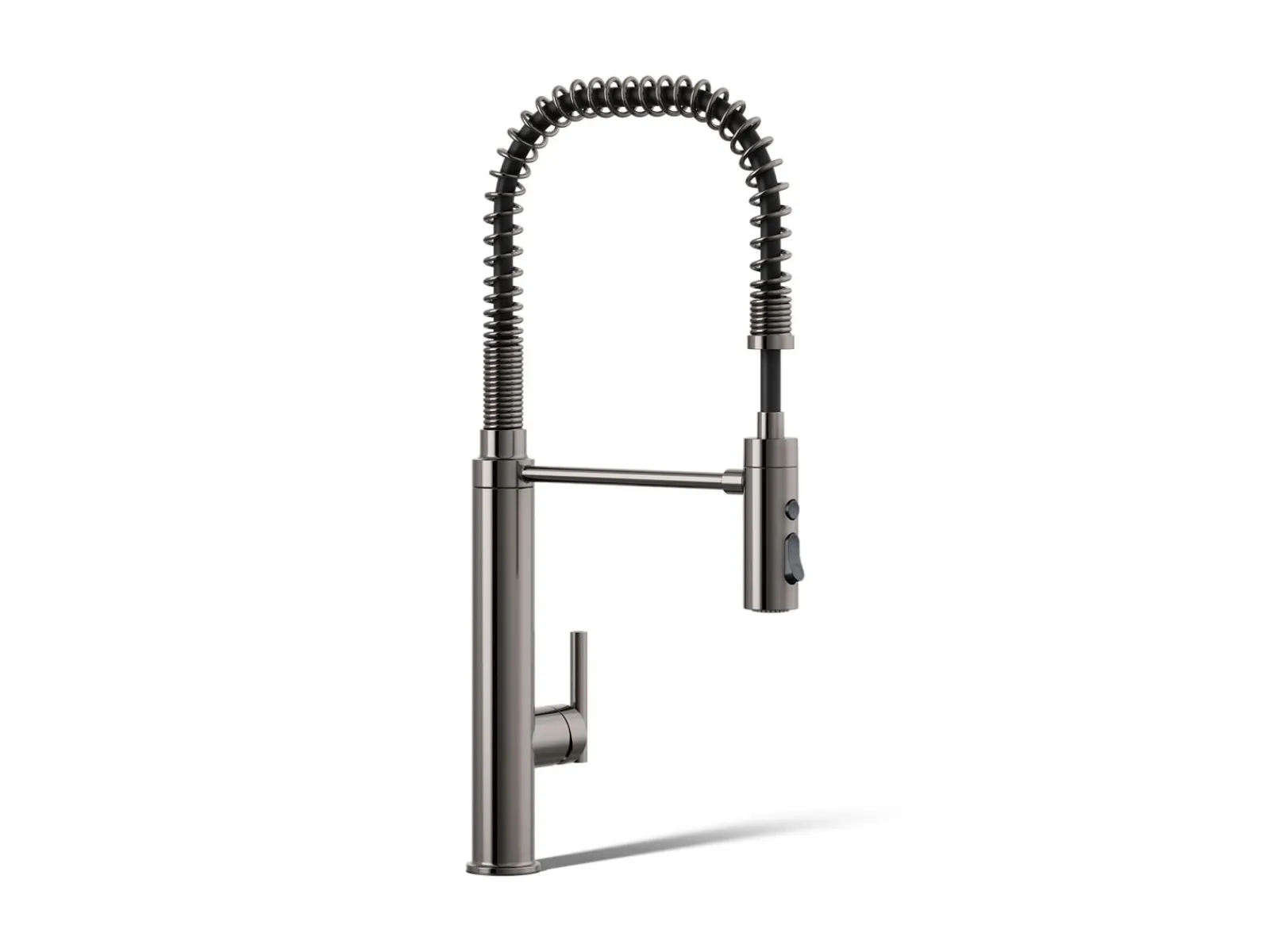 Semi-professional kitchen sink faucet with three-function sprayhead^Kohler Outlet