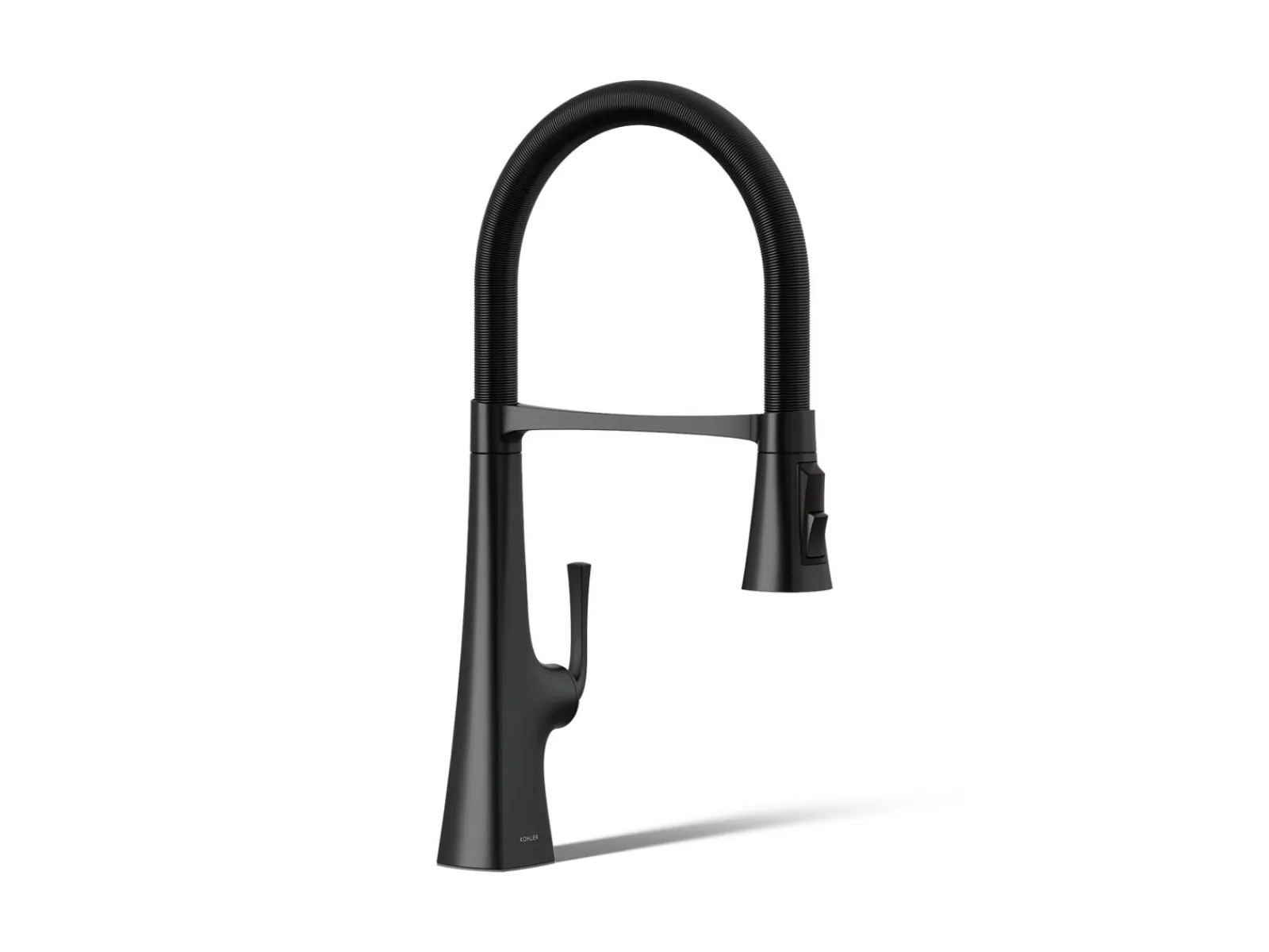 Semi-professional kitchen sink faucet with three-function sprayhead^Kohler Online