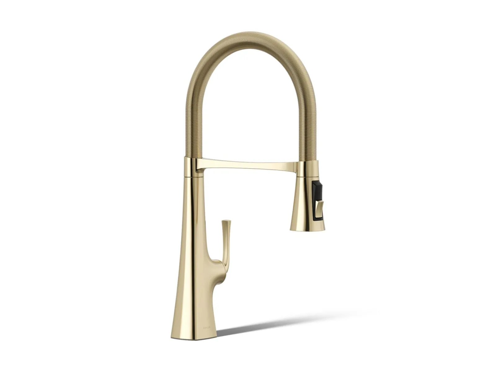 Semi-professional kitchen sink faucet with three-function sprayhead^Kohler Online