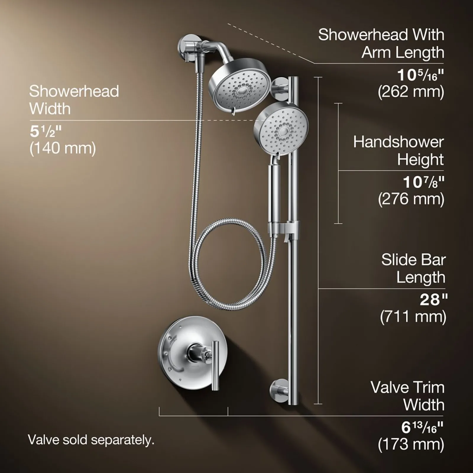 Showering Kit, 1.75 gpm^Kohler New
