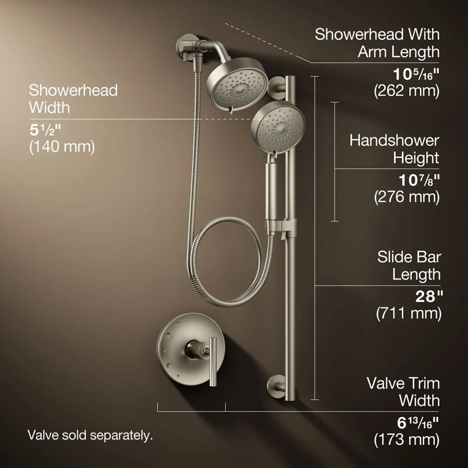 Showering Kit, 1.75 gpm^Kohler New