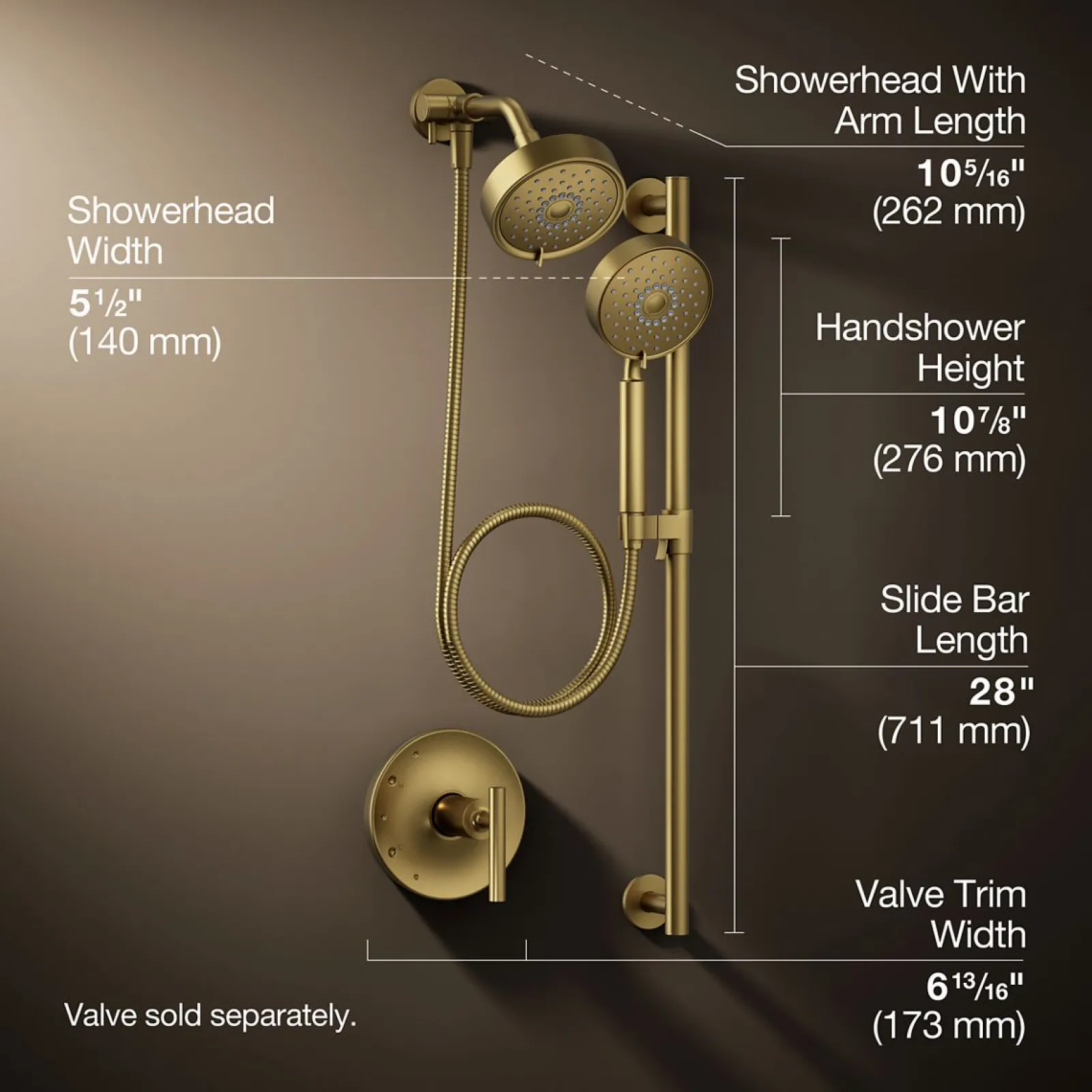 Showering Kit, 1.75 gpm^Kohler New