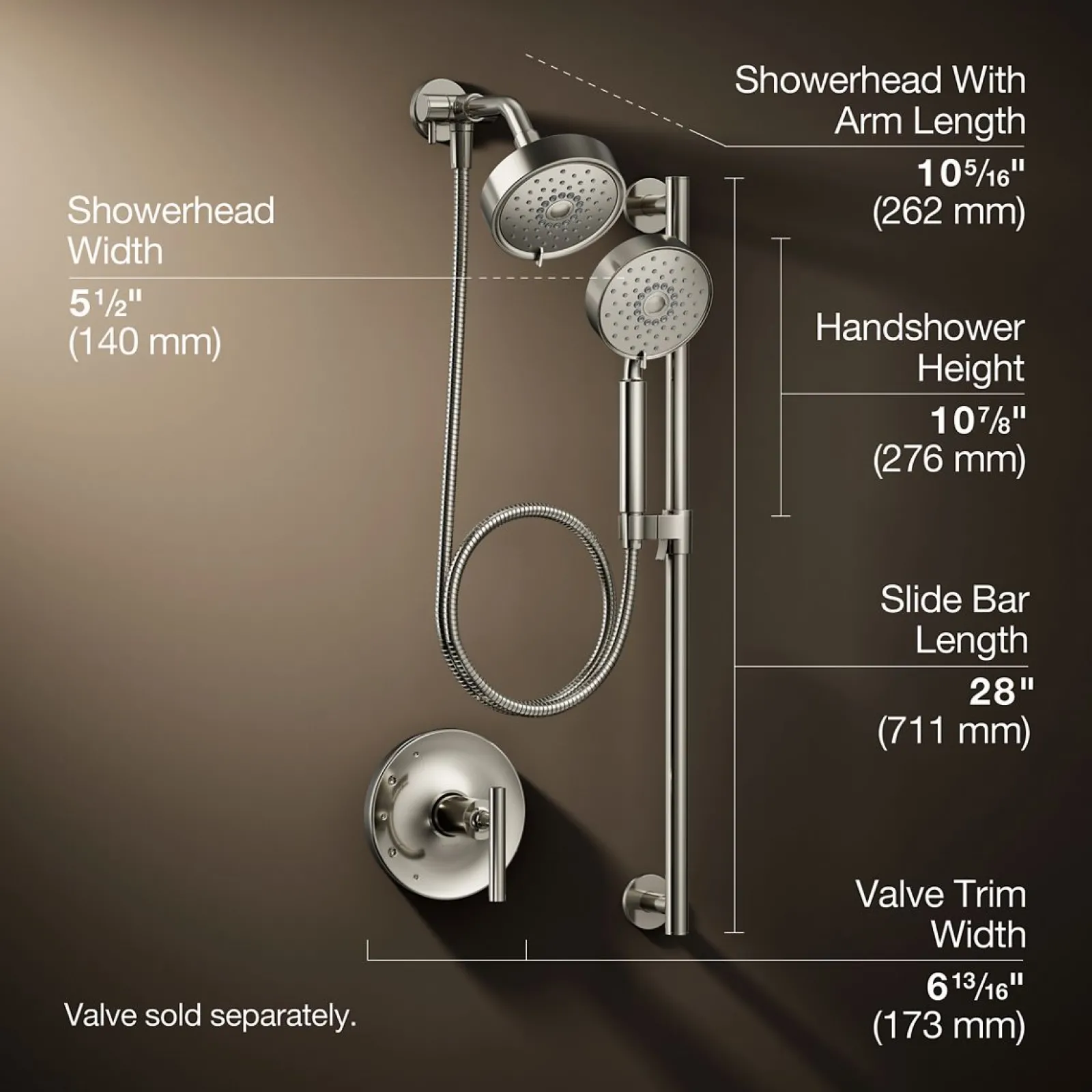 Showering Kit, 1.75 gpm^Kohler New