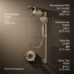 Showering Kit, 1.75 gpm^Kohler New