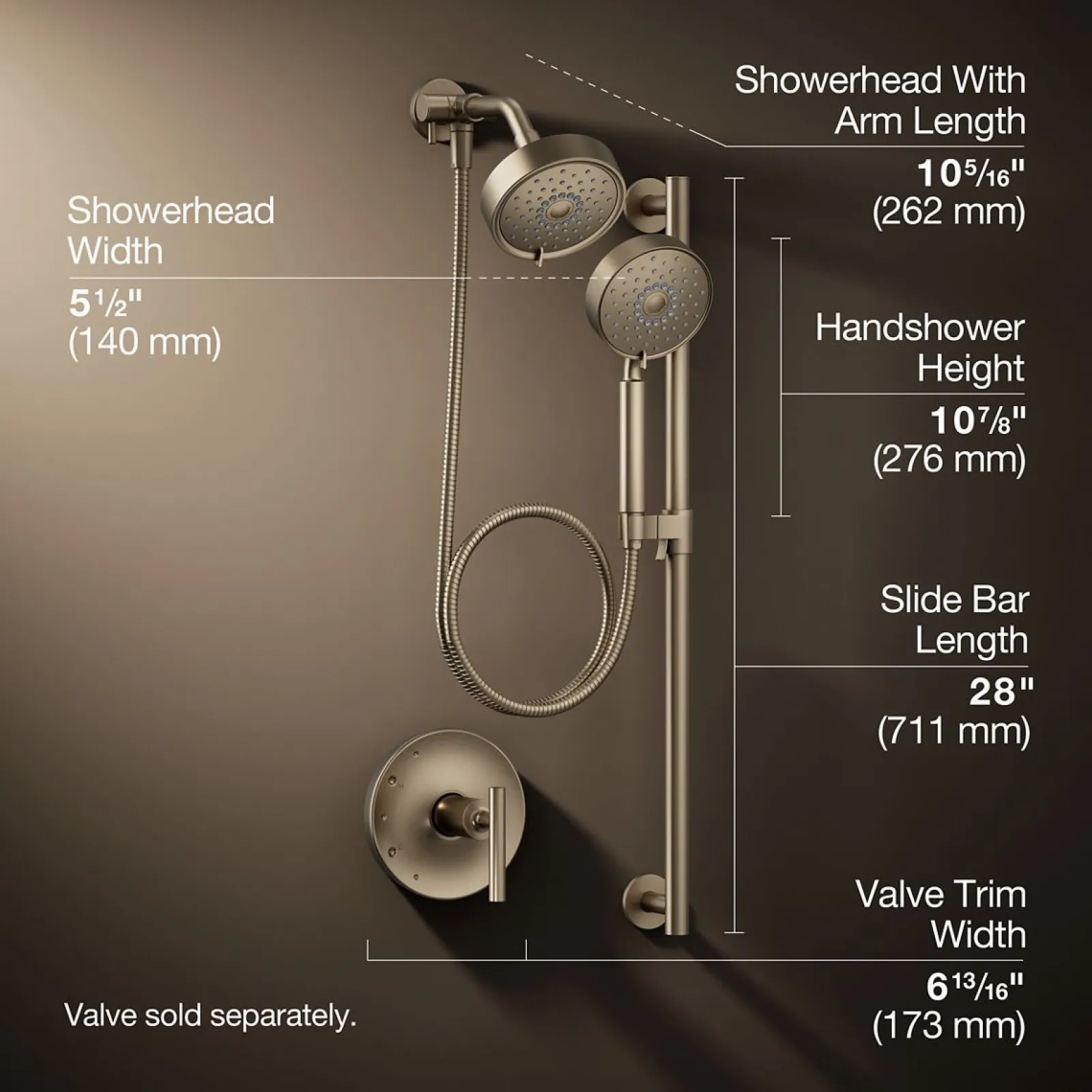 Showering Kit, 1.75 gpm^Kohler New