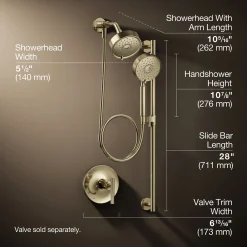 Showering Kit, 1.75 gpm^Kohler New