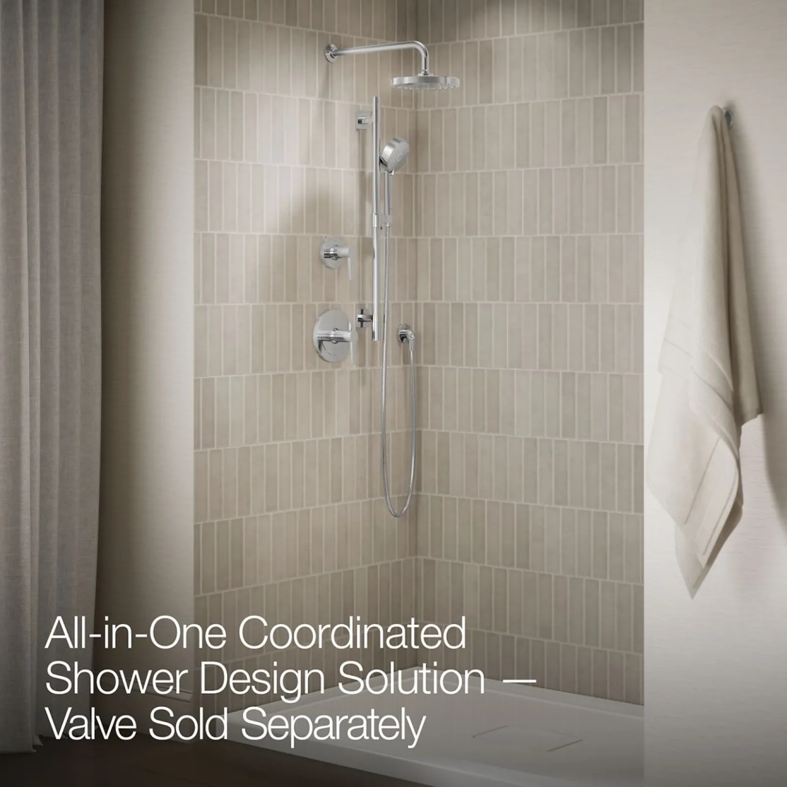 Showering kit, 1.75 gpm^Kohler Clearance