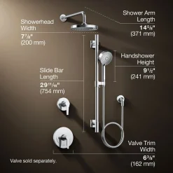 Showering kit, 2.5 gpm^Kohler