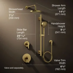 Showering kit, 2.5 gpm^Kohler