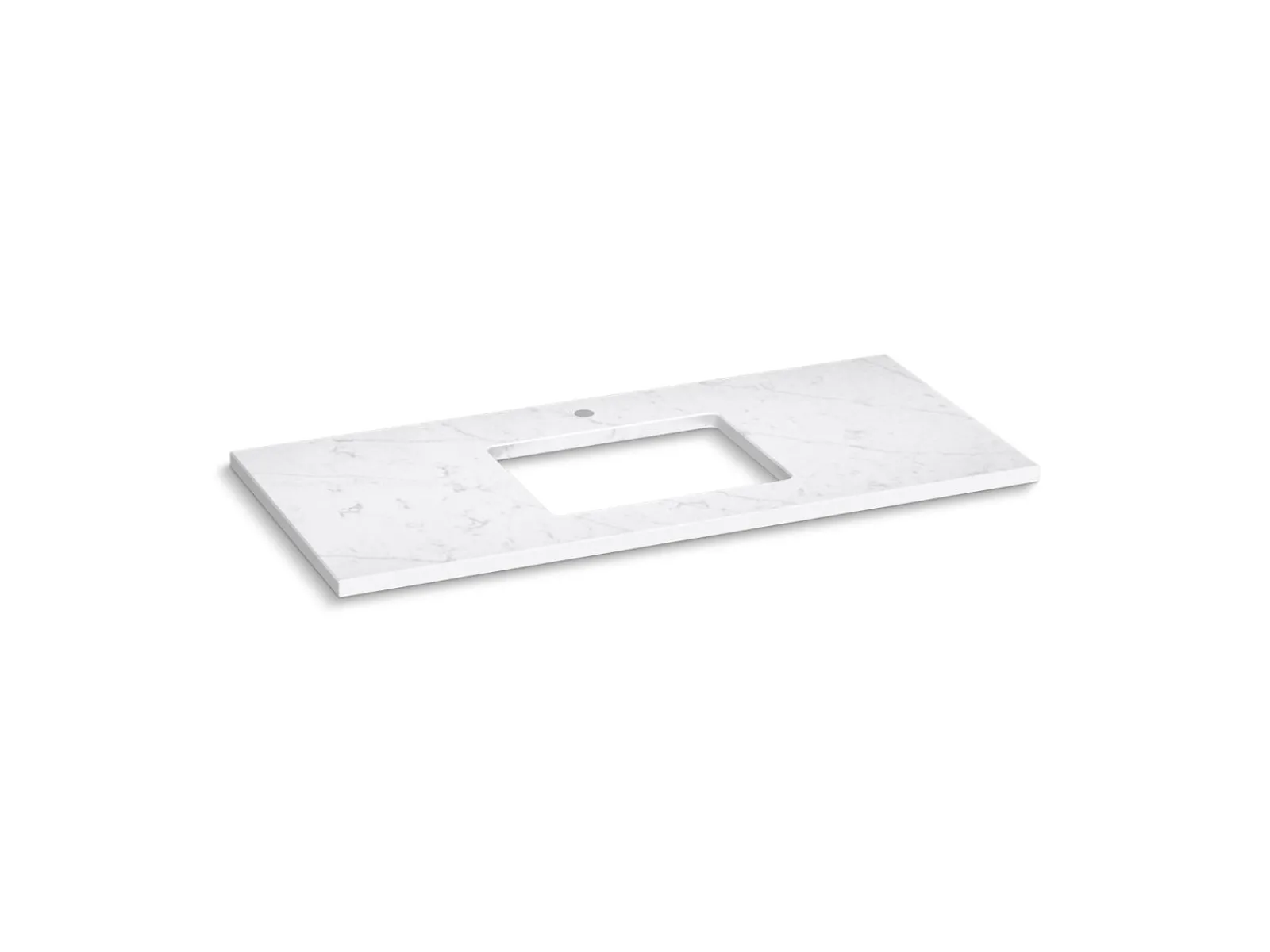 Silestone® 49" quartz vanity top with rectangular cutout^Kohler New