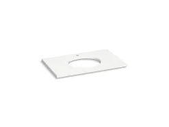 Silestone® 37" quartz vanity top with oval cutout^Kohler Discount