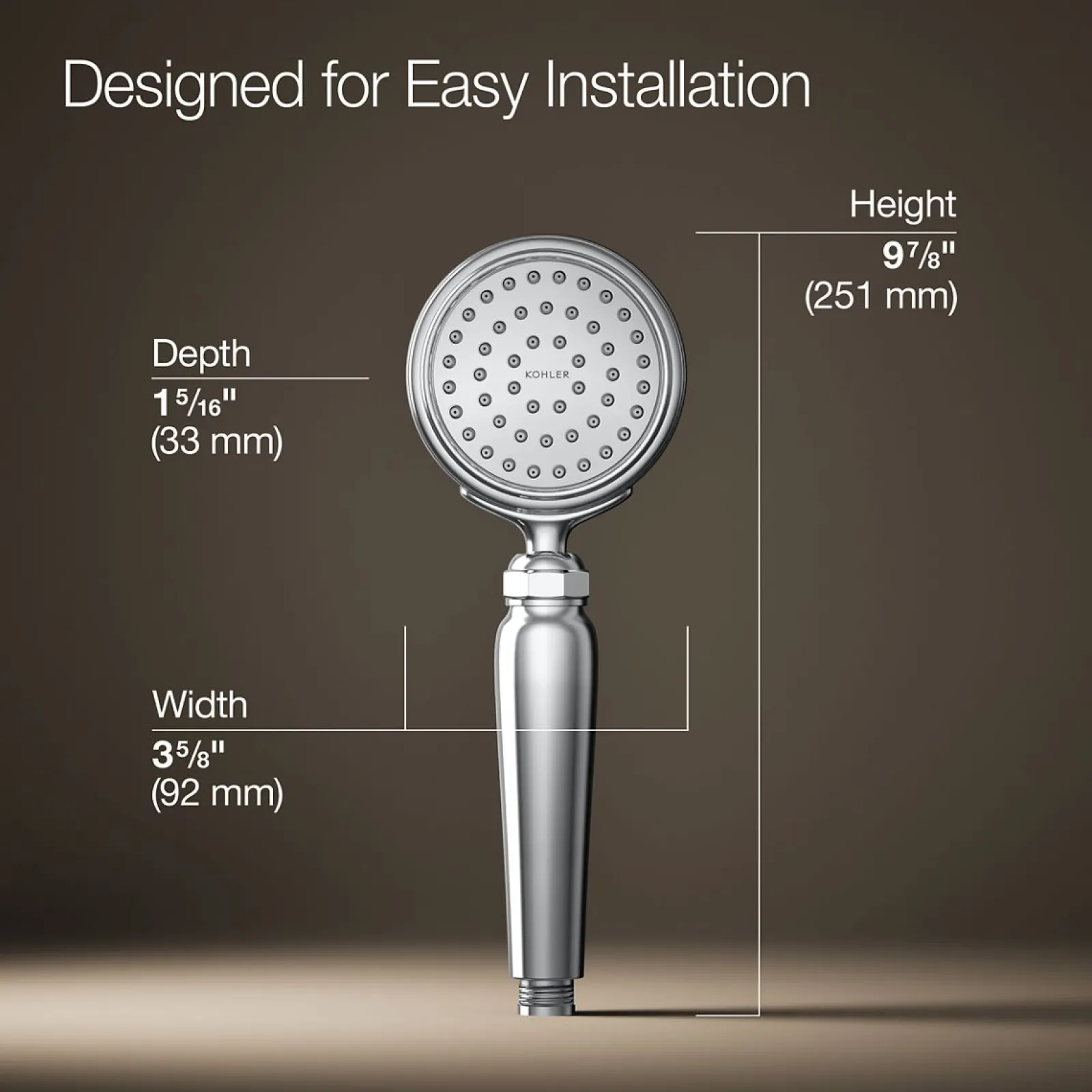 Single-function handshower, 1.75 gpm^Kohler
