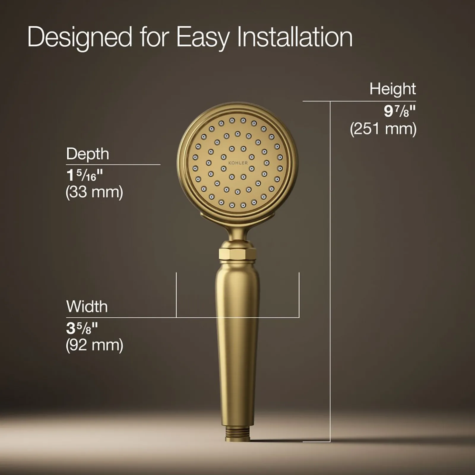 Single-function handshower, 1.75 gpm^Kohler