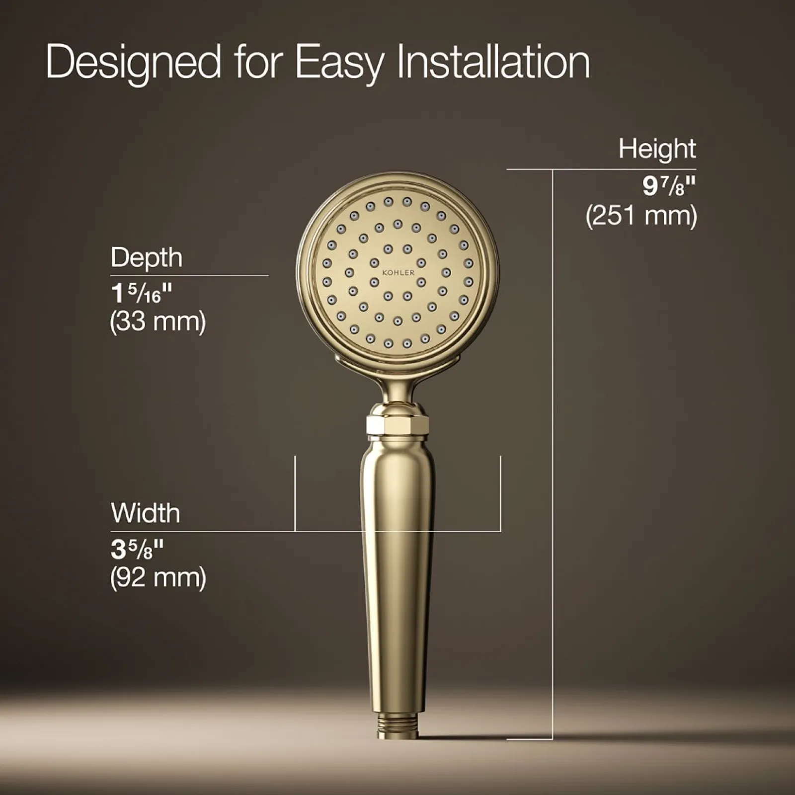 Single-function handshower, 1.75 gpm^Kohler