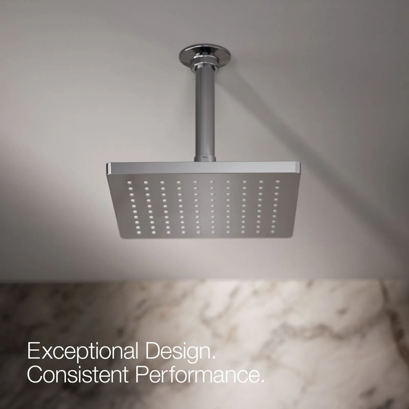 8" single-function rainhead, 2.5 gpm^Kohler Best