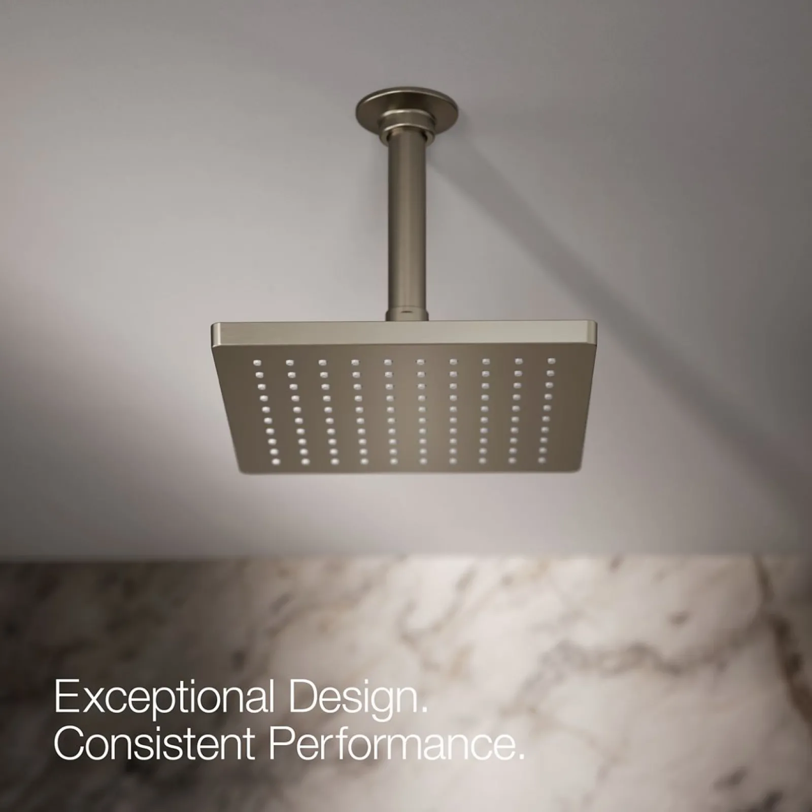 8" single-function rainhead, 2.5 gpm^Kohler Best