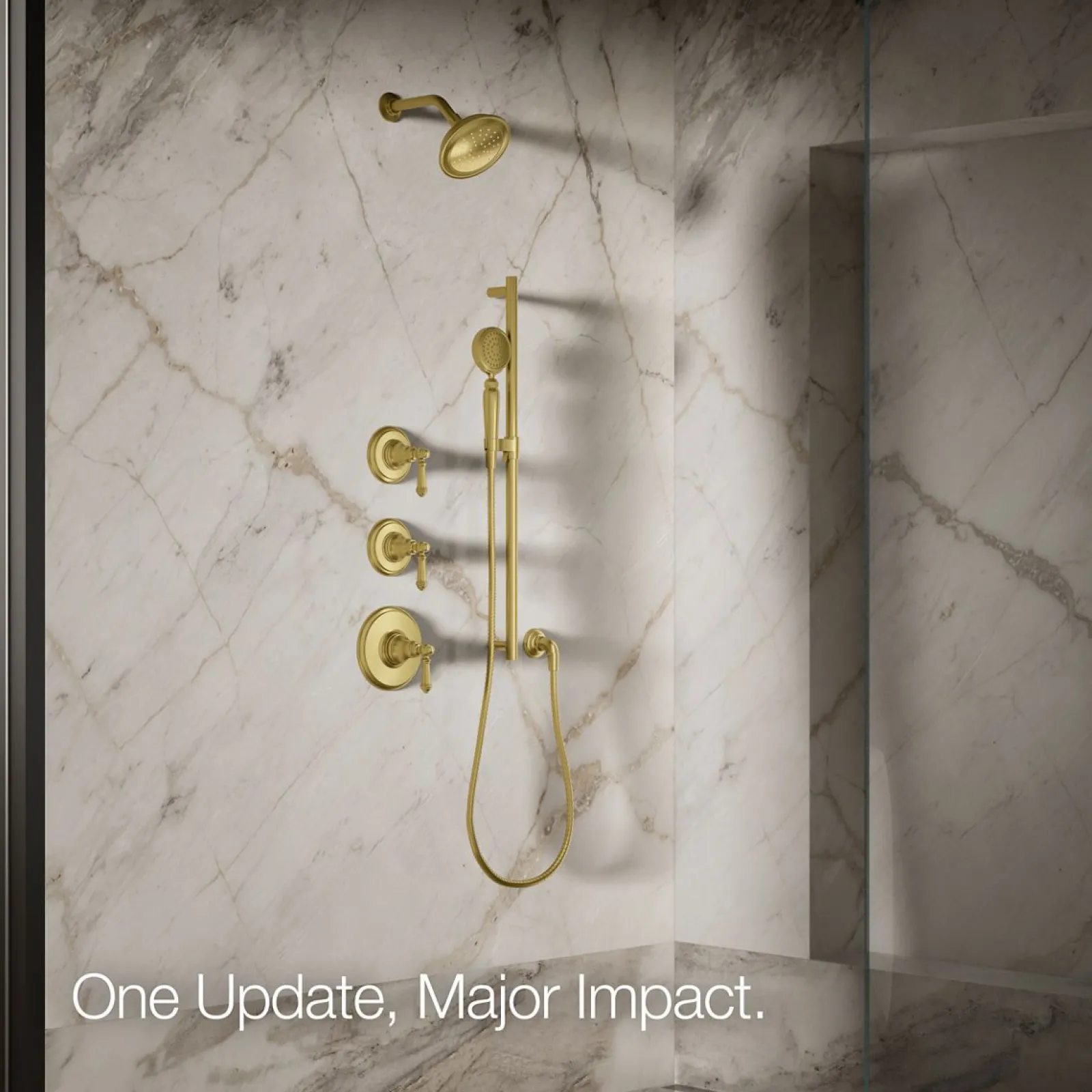Single-function showerhead, 2.5 gpm^Kohler Outlet