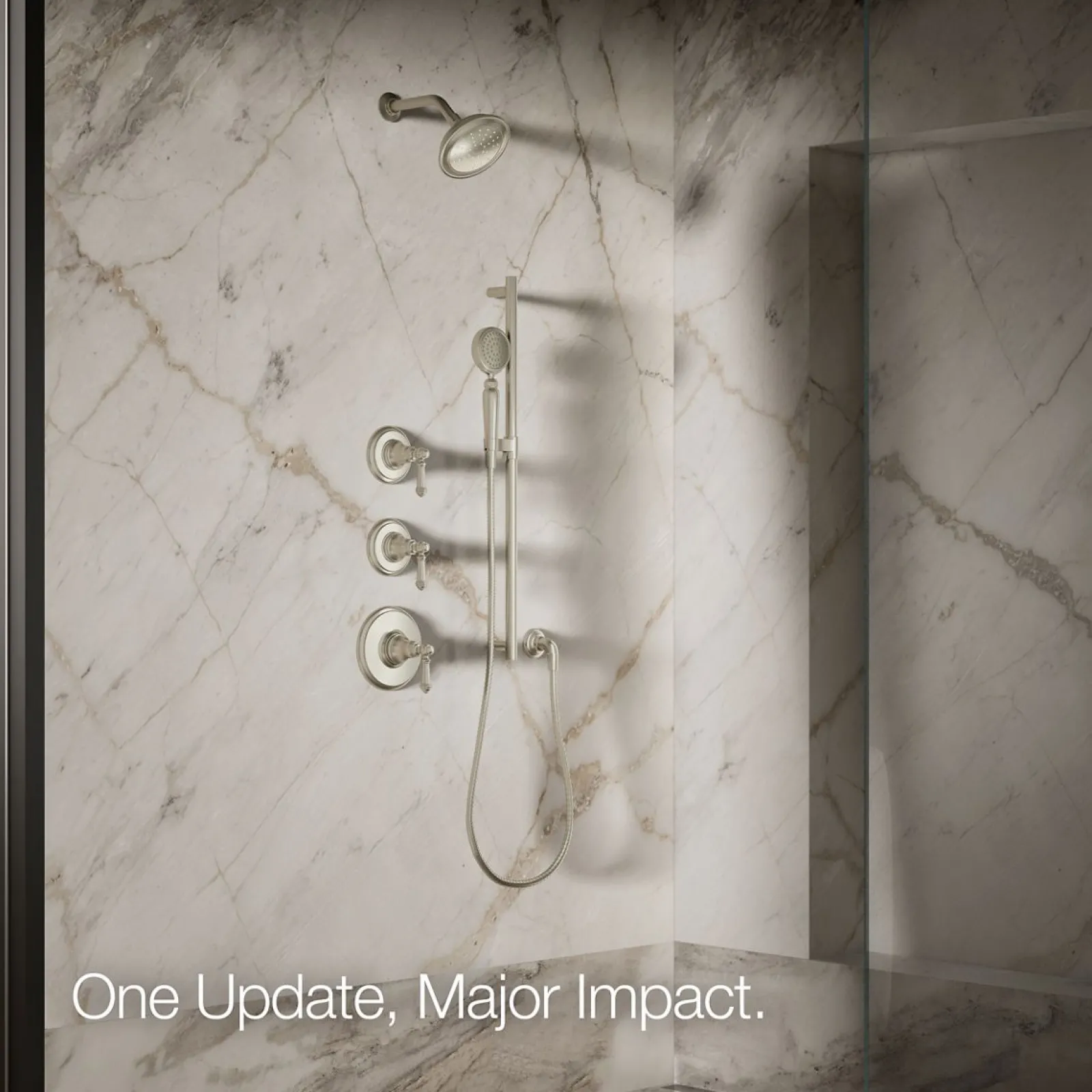 Single-function showerhead, 2.5 gpm^Kohler Outlet