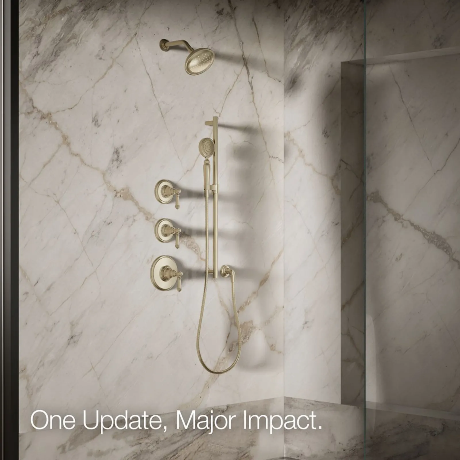 Single-function showerhead, 2.5 gpm^Kohler Outlet