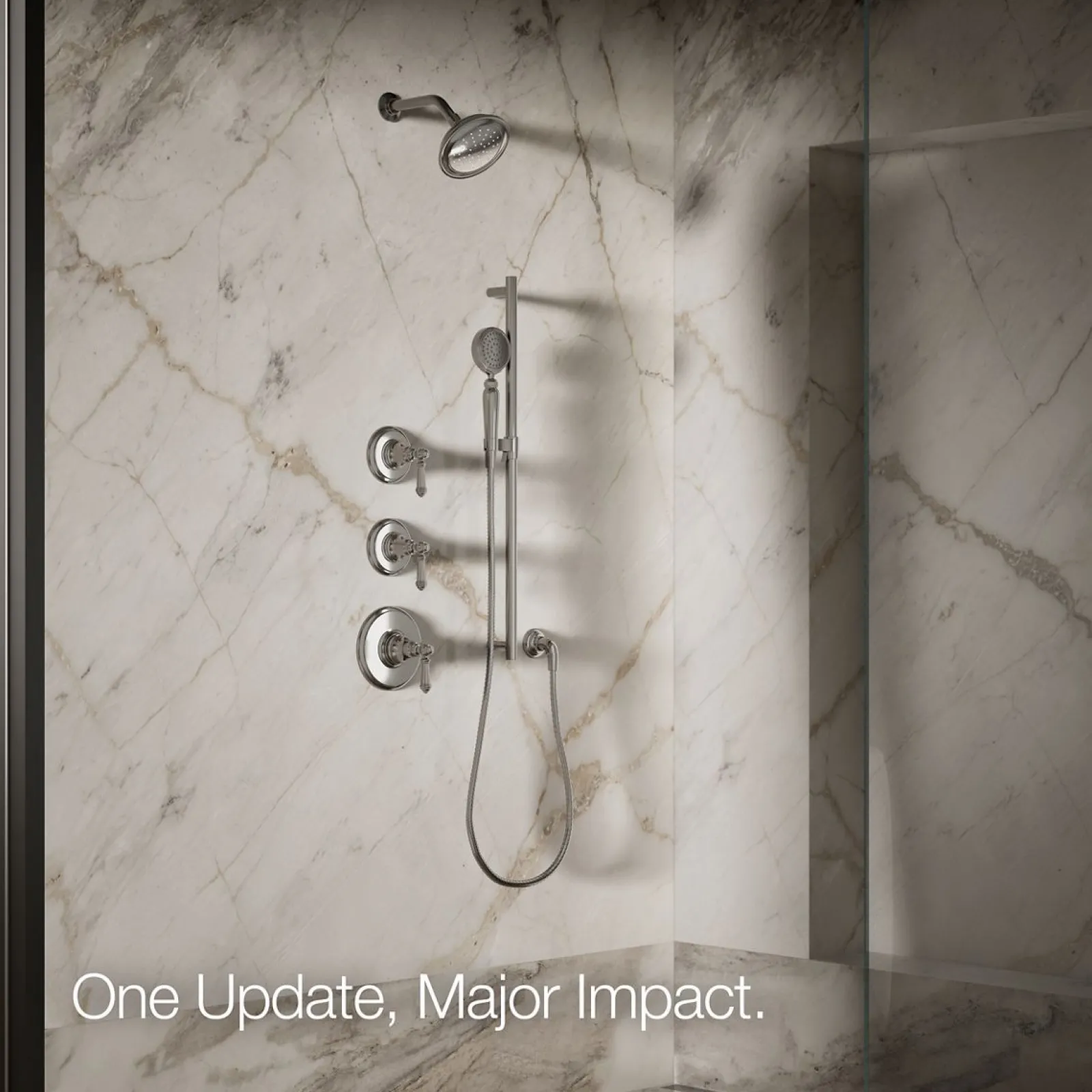 Single-function showerhead, 2.5 gpm^Kohler Outlet