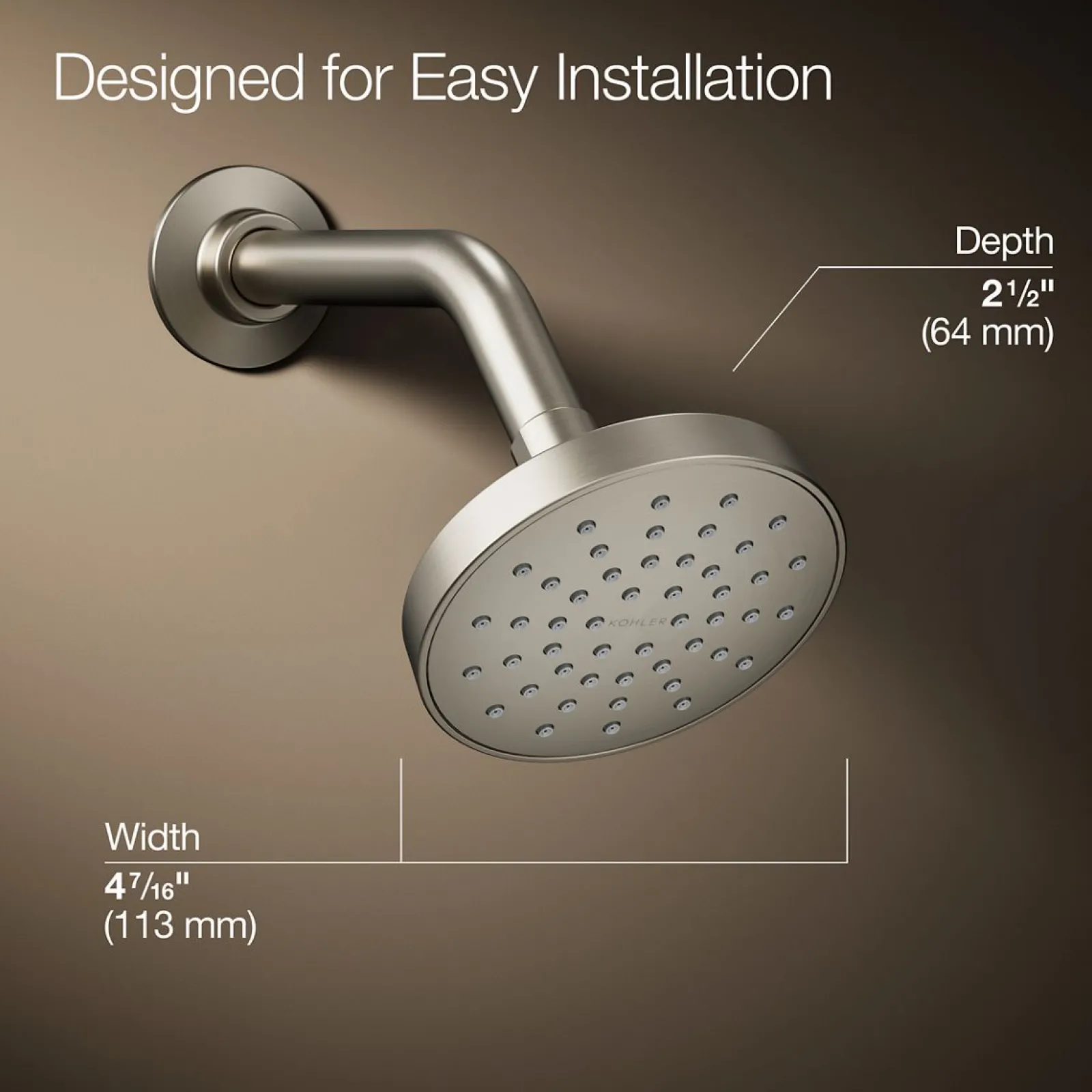Single-function showerhead, 1.75 gpm^Kohler New