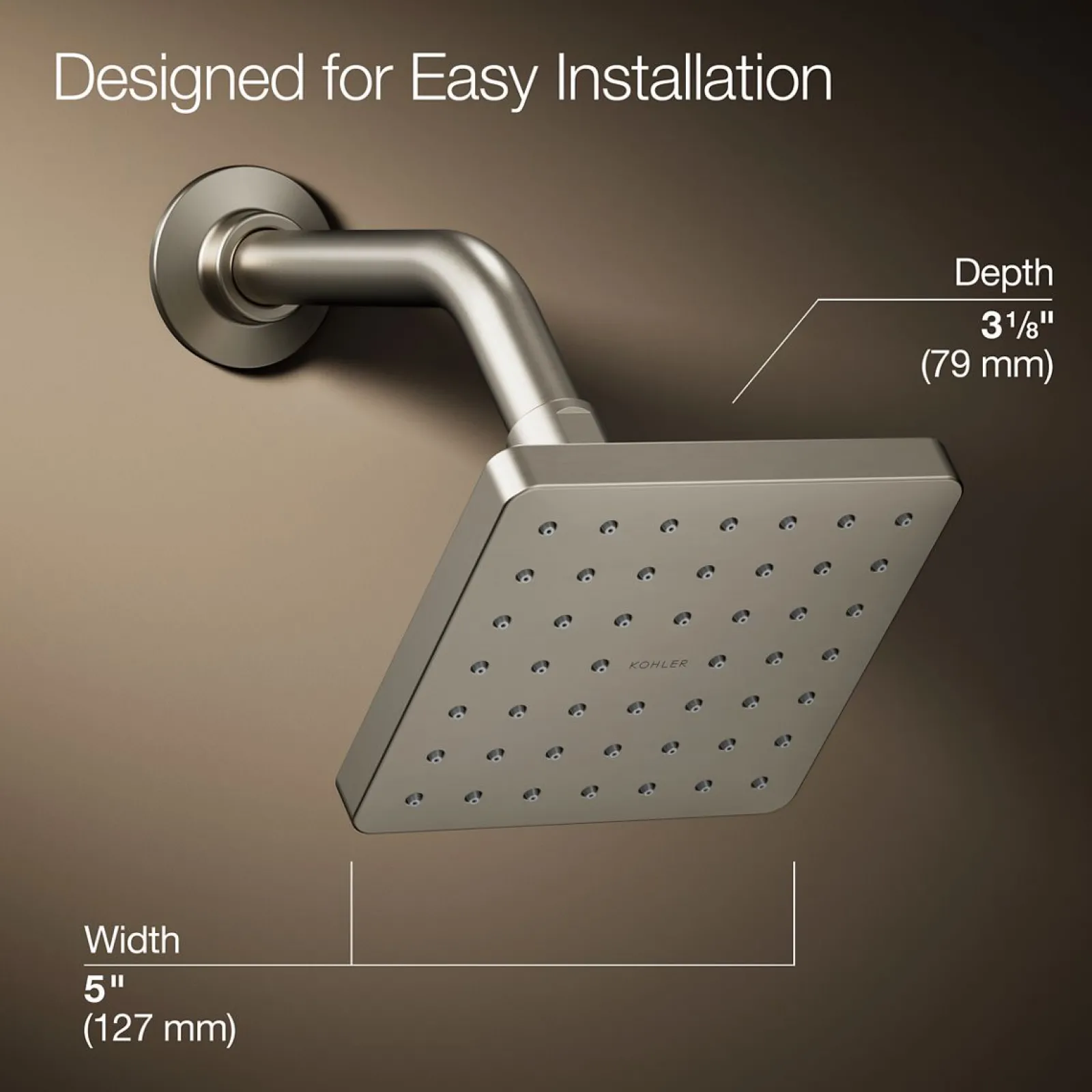 Single-function showerhead, 2.5 gpm^Kohler Best
