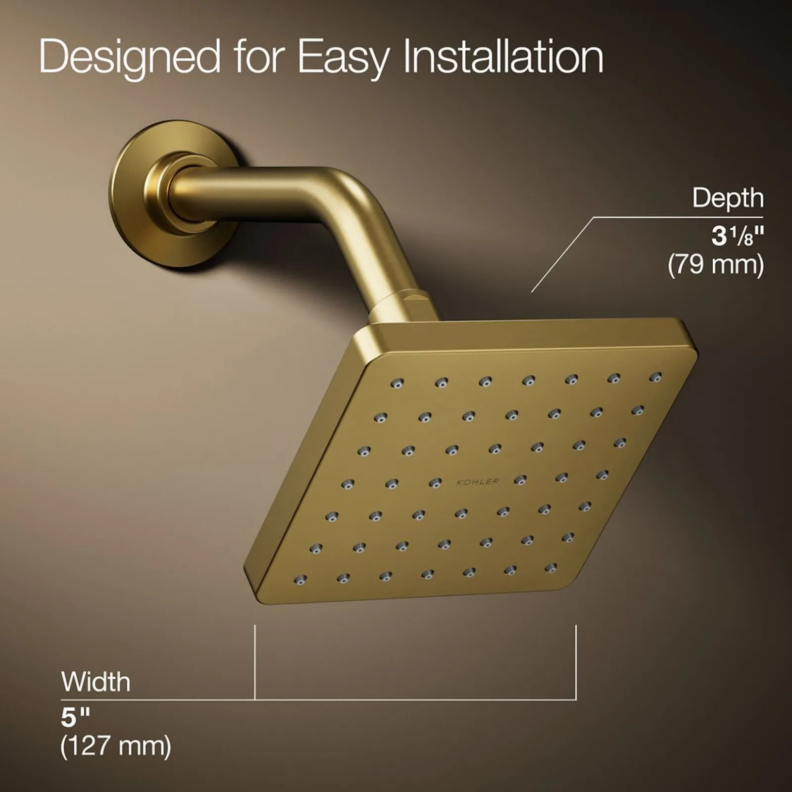 Single-function showerhead, 2.5 gpm^Kohler Best