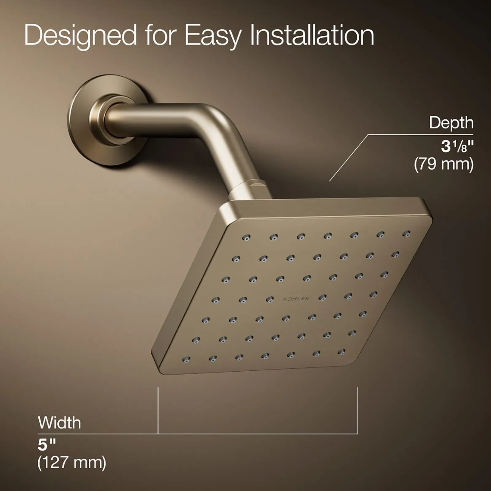 Single-function showerhead, 2.5 gpm^Kohler Best
