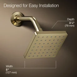 Single-function showerhead, 2.5 gpm^Kohler Best