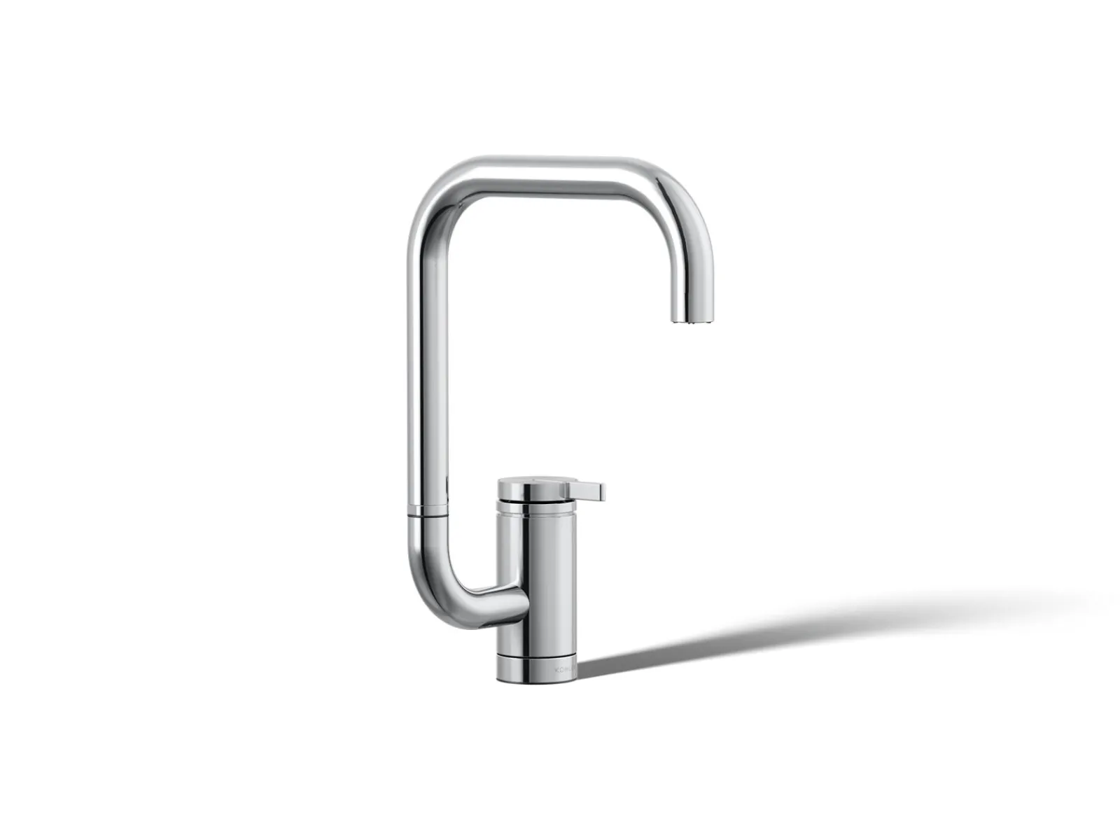 Single-handle bar sink faucet with two-function extended-reach spout^Kohler New