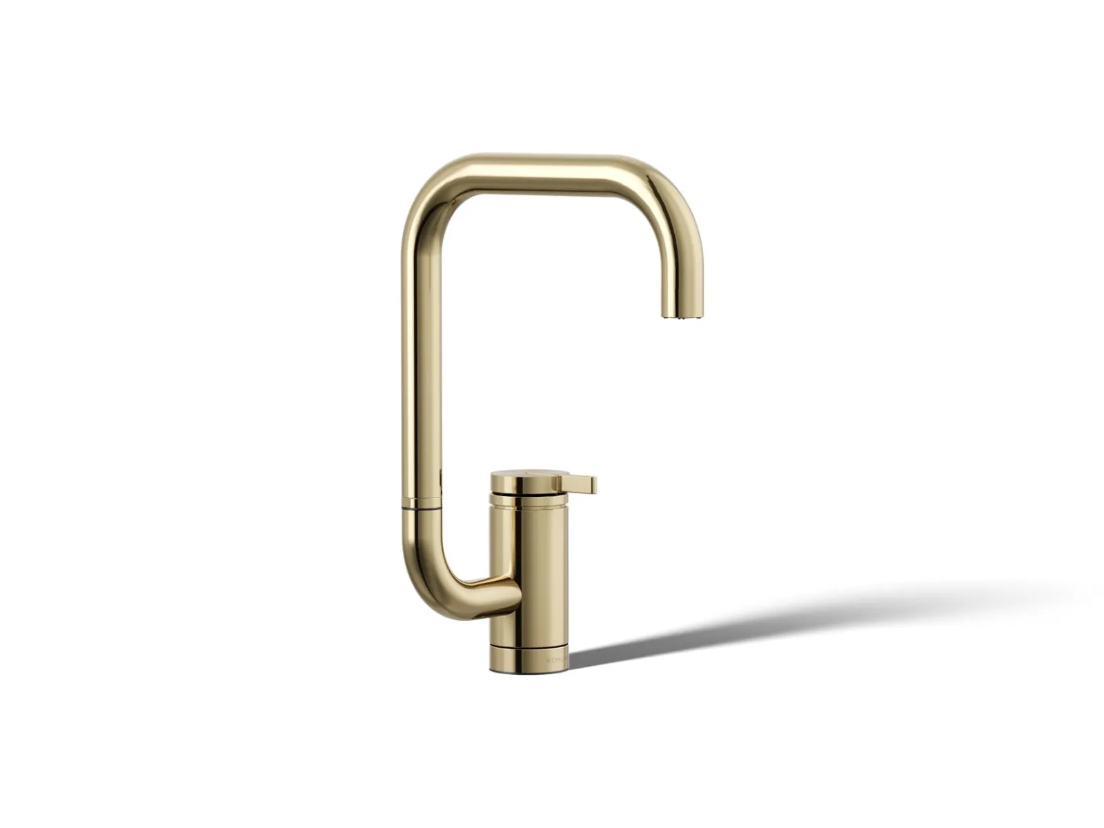 Single-handle bar sink faucet with two-function extended-reach spout^Kohler New