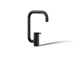 Single-handle bar sink faucet with two-function extended-reach spout^Kohler New
