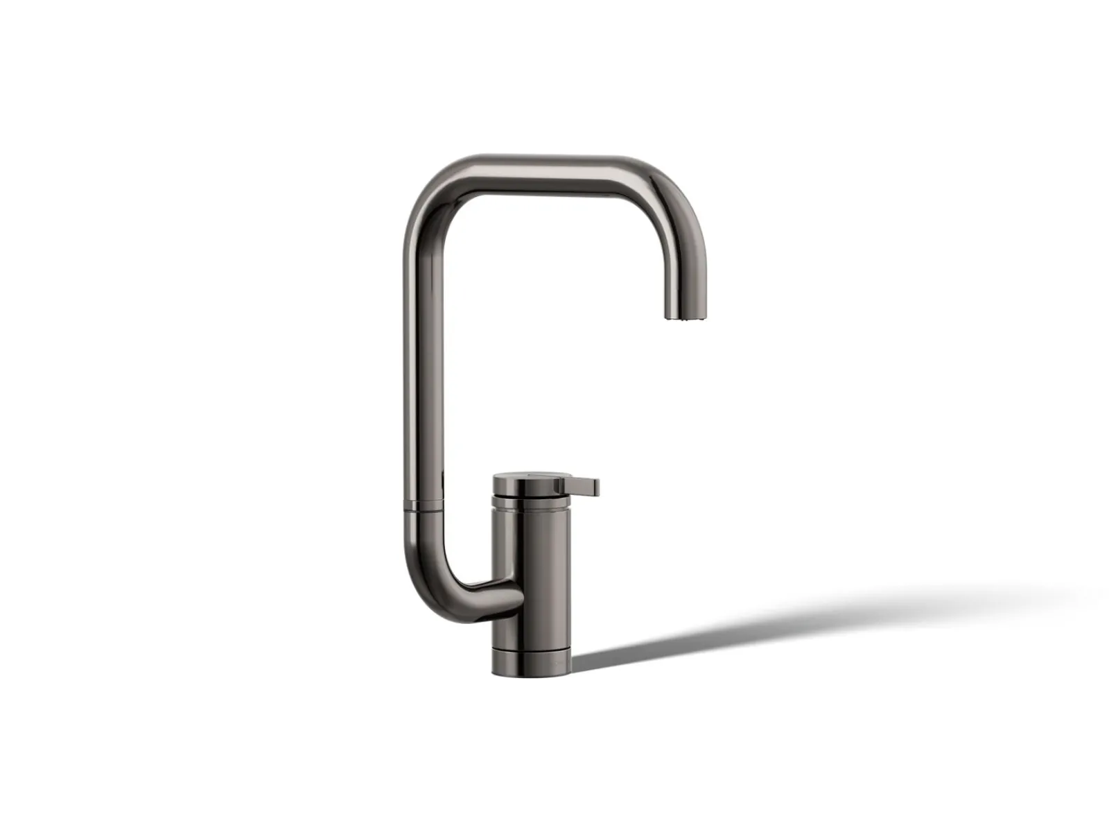 Single-handle bar sink faucet with two-function extended-reach spout^Kohler New