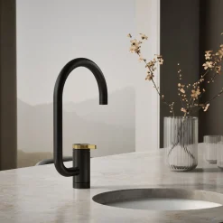 Single-handle bar sink faucet with two-function extended-reach spout^Kohler Clearance