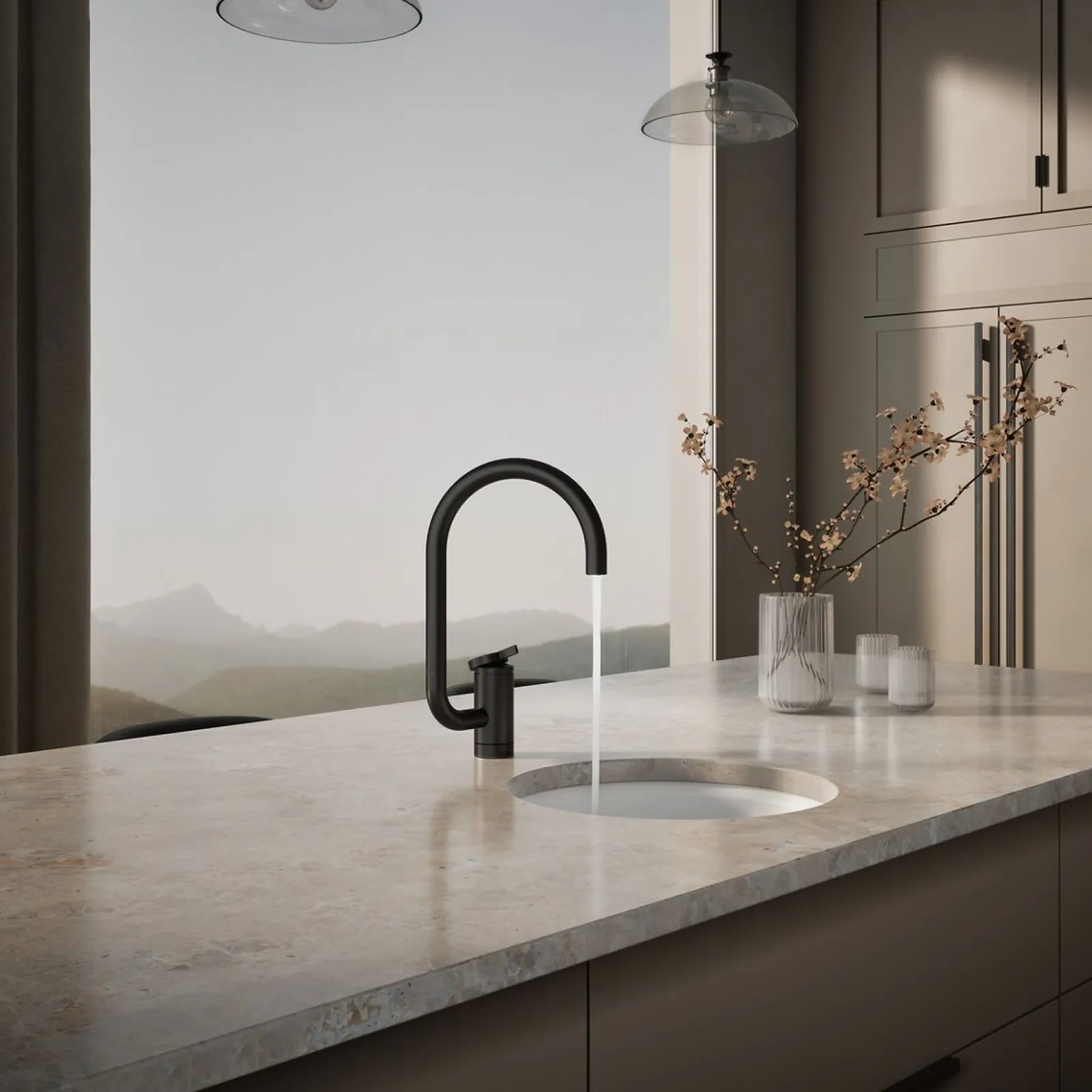 Single-handle bar sink faucet with two-function extended-reach spout^Kohler Clearance