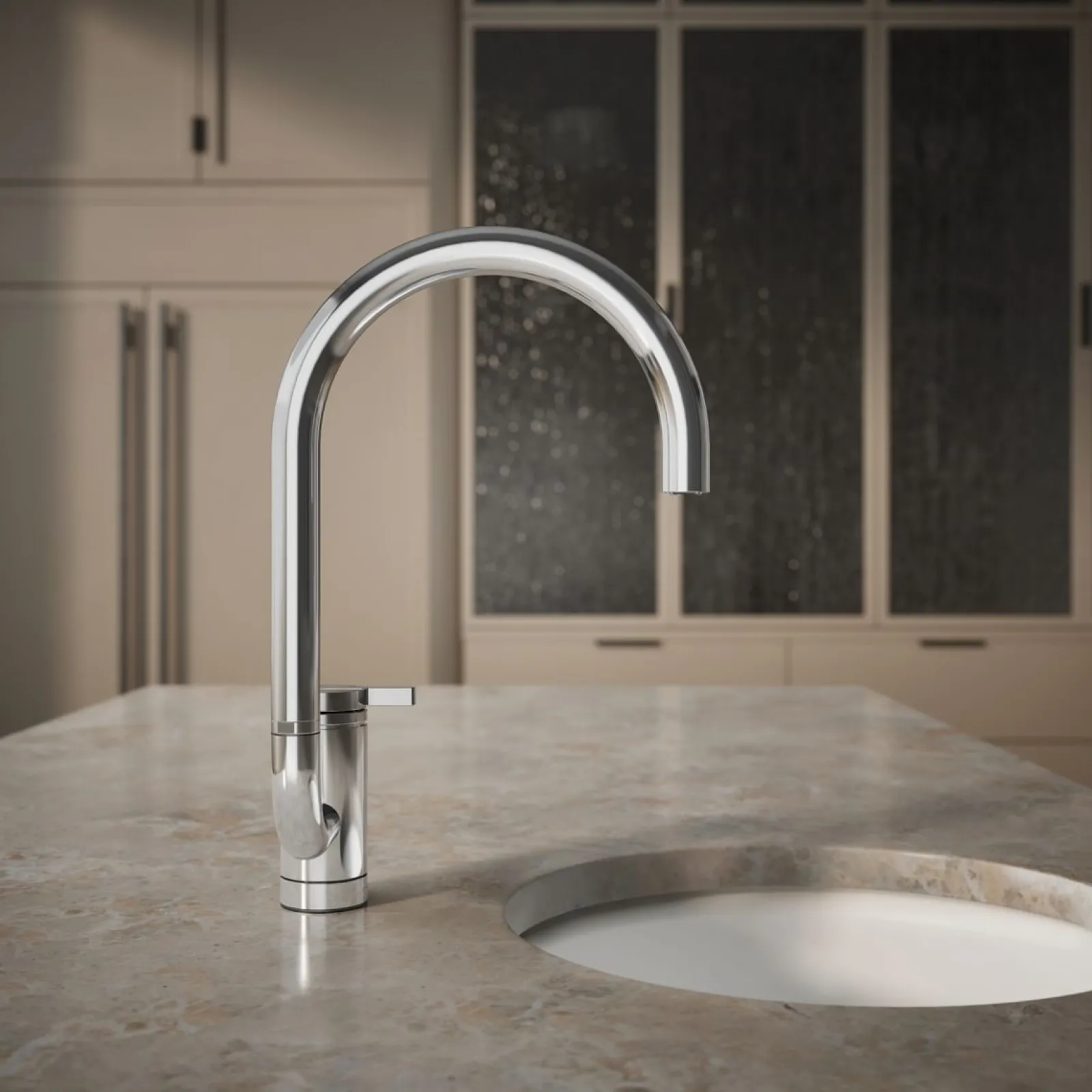Single-handle bar sink faucet with two-function extended-reach spout^Kohler Clearance