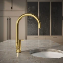 Single-handle bar sink faucet with two-function extended-reach spout^Kohler Clearance