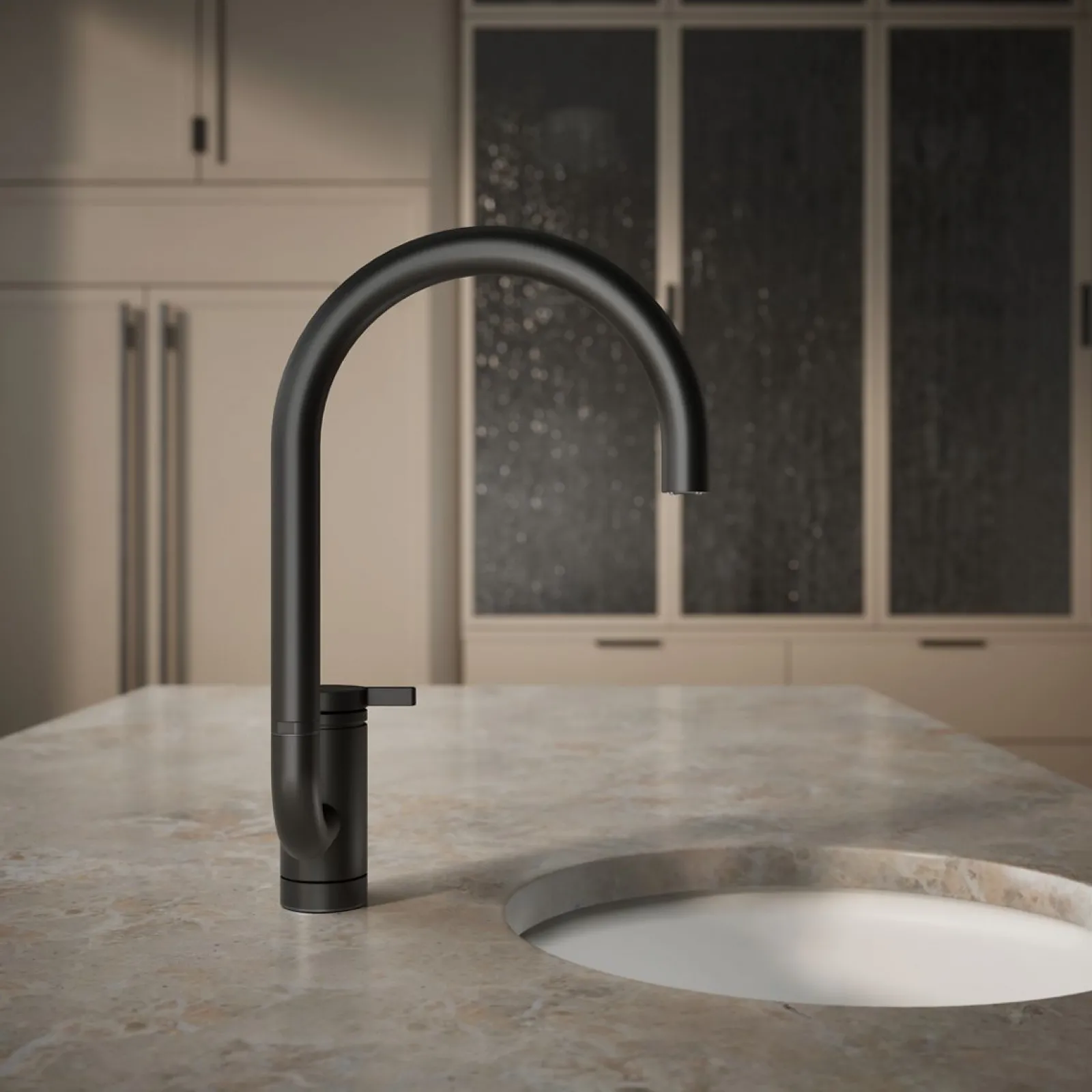 Single-handle bar sink faucet with two-function extended-reach spout^Kohler Clearance