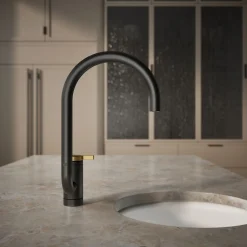 Single-handle bar sink faucet with two-function extended-reach spout^Kohler Clearance