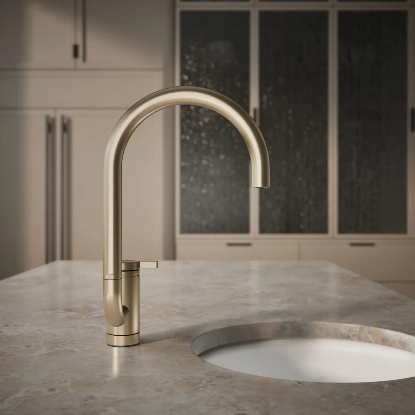 Single-handle bar sink faucet with two-function extended-reach spout^Kohler Clearance