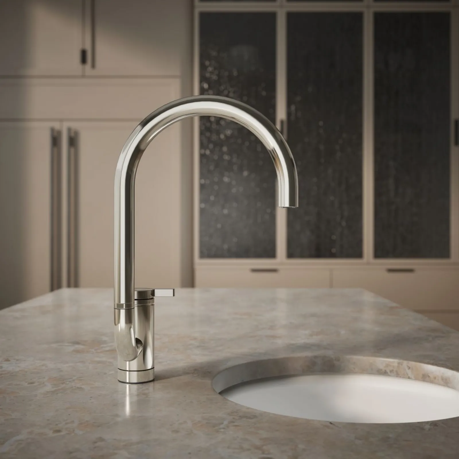 Single-handle bar sink faucet with two-function extended-reach spout^Kohler Clearance