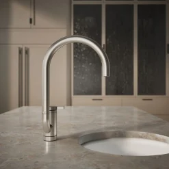 Single-handle bar sink faucet with two-function extended-reach spout^Kohler Clearance