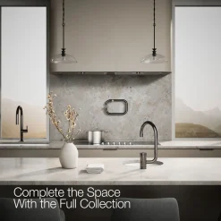 Single-handle bar sink faucet with two-function extended-reach spout^Kohler Clearance
