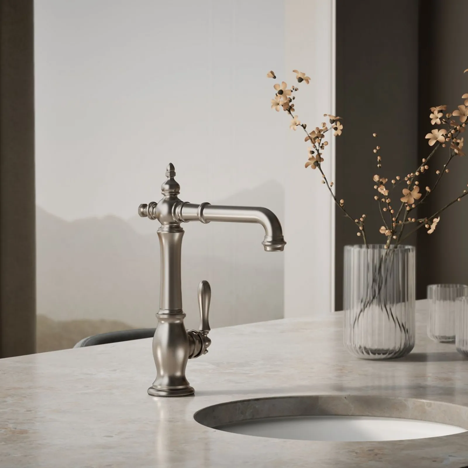 Single-handle bar sink faucet^Kohler